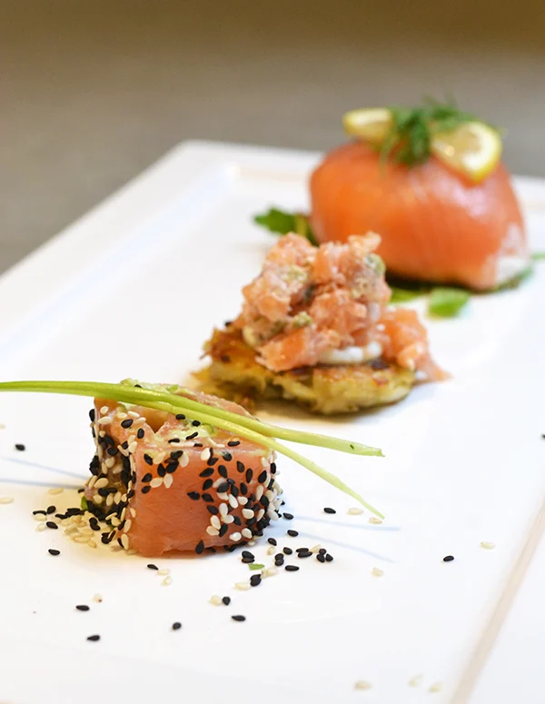 Kerstvideo: 3x voorgerecht met zalm 1 3x voorgerechten met zalm
