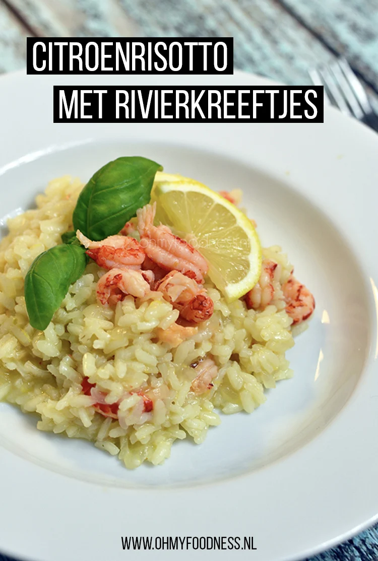 Kerstdiner: Citroenrisotto met rivierkreeftjes 2 Citroenrisotto met rivierkreeftjes