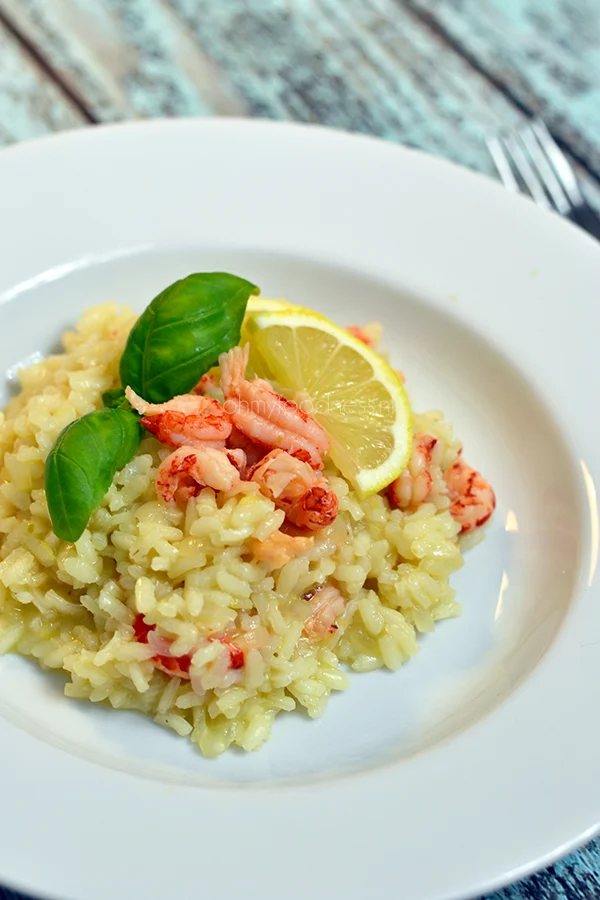 Kerstdiner: Citroenrisotto met rivierkreeftjes 1 Citroenrisotto met rivierkreeftjes