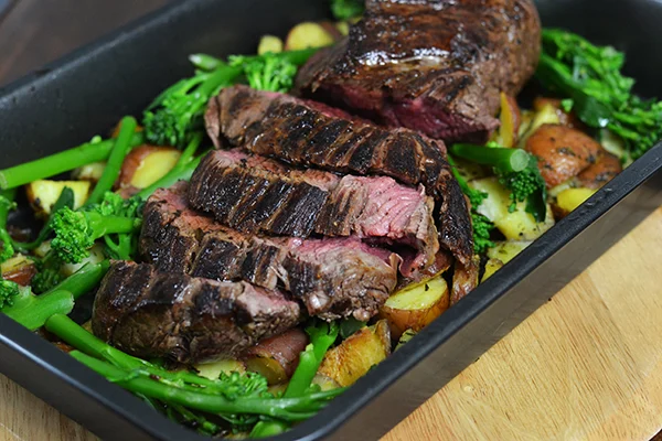 Ossenhaas met citroenaardappeltjes