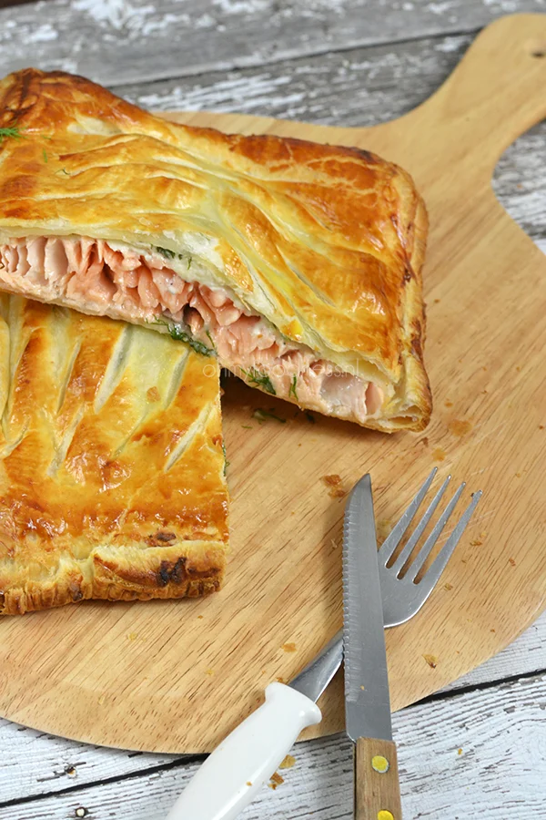 Kerstdiner: Zalm en croûte 1 Zalm en croute
