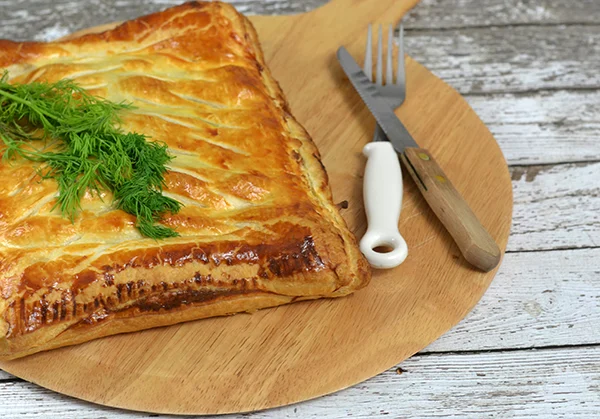 Kerstdiner: Zalm en croûte 10 Zalm en croute