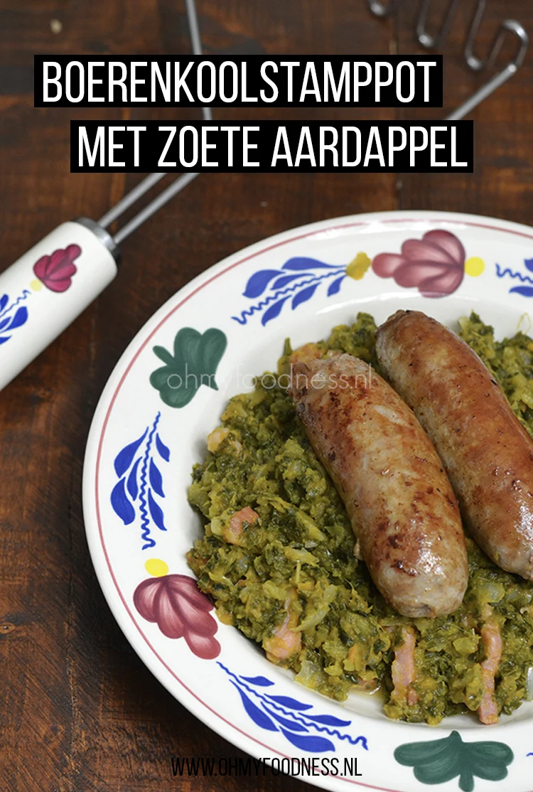 Boerenkoolstamppot met zoete aardappel 2 boerenkoolstamppot met zoete aardappel