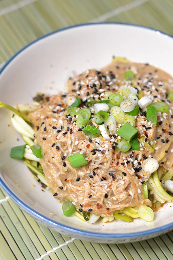 Soort van Kip Pad Thai uit de slowcooker 1 Soort van Kip Pad Thai