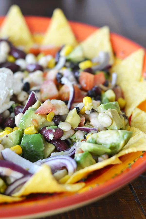 Mexicaanse bonensalade 2 Mexicaanse bonensalade