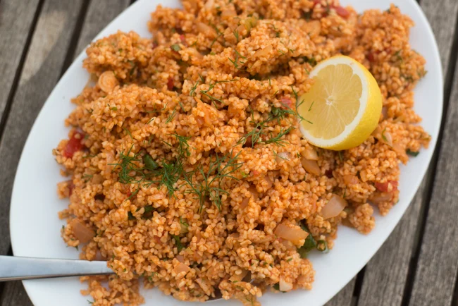 Kisir (Turkse bulgursalade) 1 Kisir