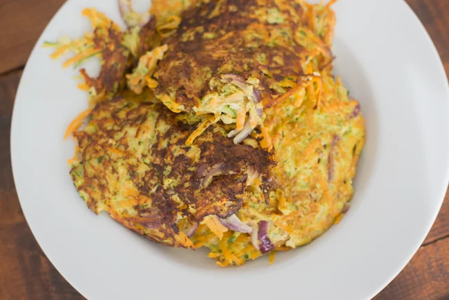 Zoete aardappel-courgettekoekjes 10 Zoete Aardappel-Courgette koekjes