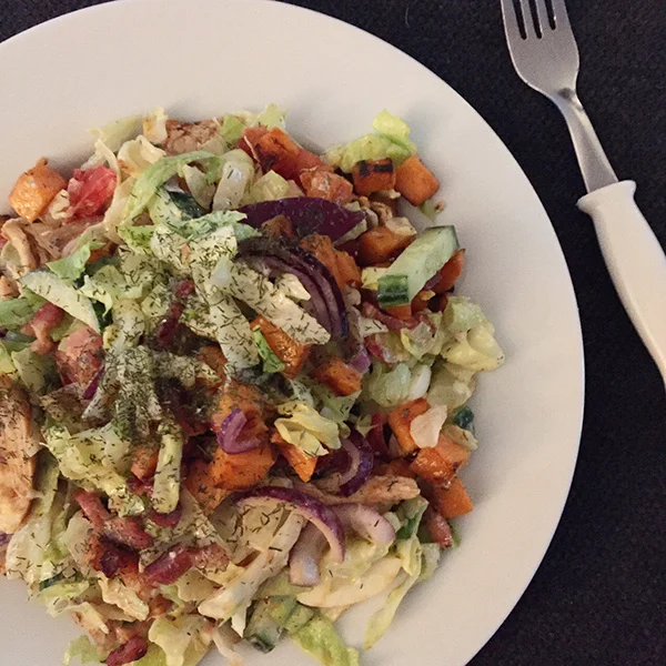 5x variaties op de Zoete Aardappelsalade 3 Zoete aardappelsalade