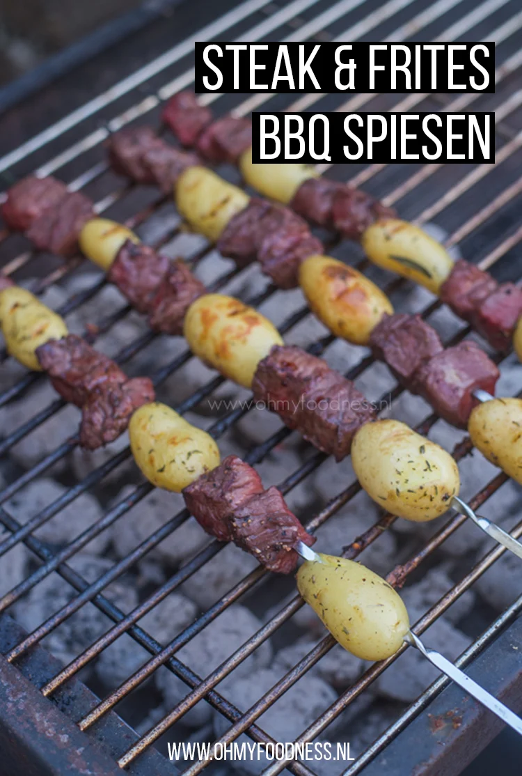 Steak & 'Frites' BBQ spiesen 2 Steak & Frites bbq spiesen