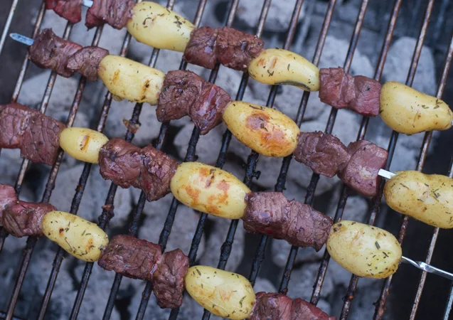 Steak & 'Frites' BBQ spiesen 14 Steak & Frites spiesen