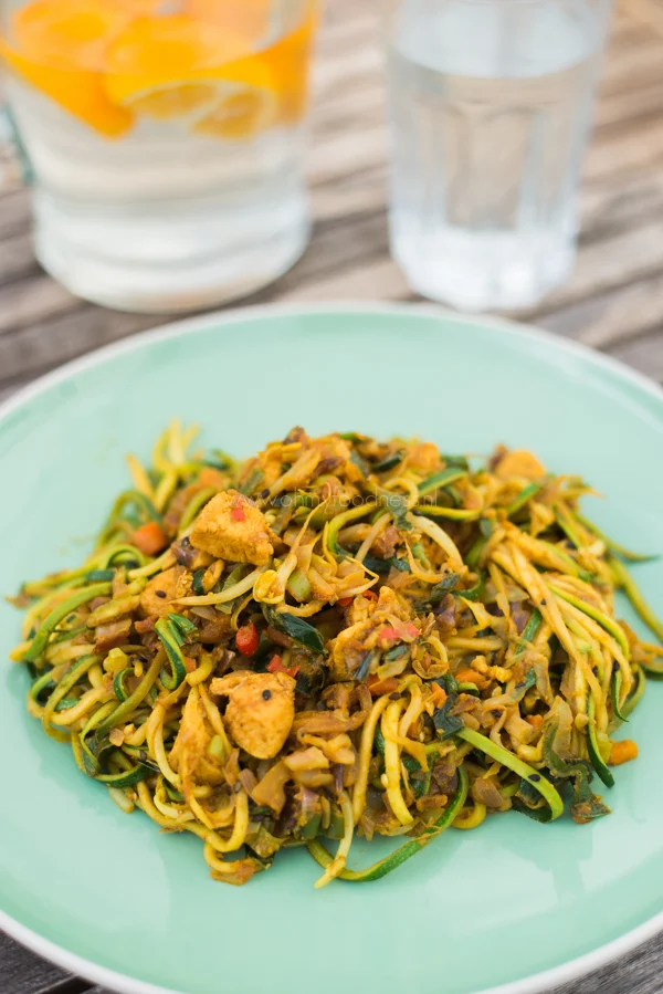 Bami van courgette 1 Bami van Courgette