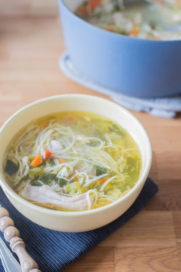 Goed gevulde kippensoep 1 Goed gevulde kippensoep