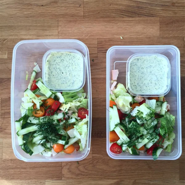 5x Favoriete lunches om te preppen 1 Zoete aardappelsalade