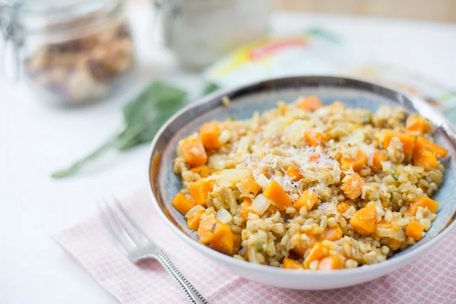 Pompoen-Haverrisotto met salie 24 Pompoen-Haverrisotto met salie