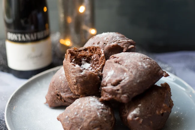 Chocolade-oliebollen