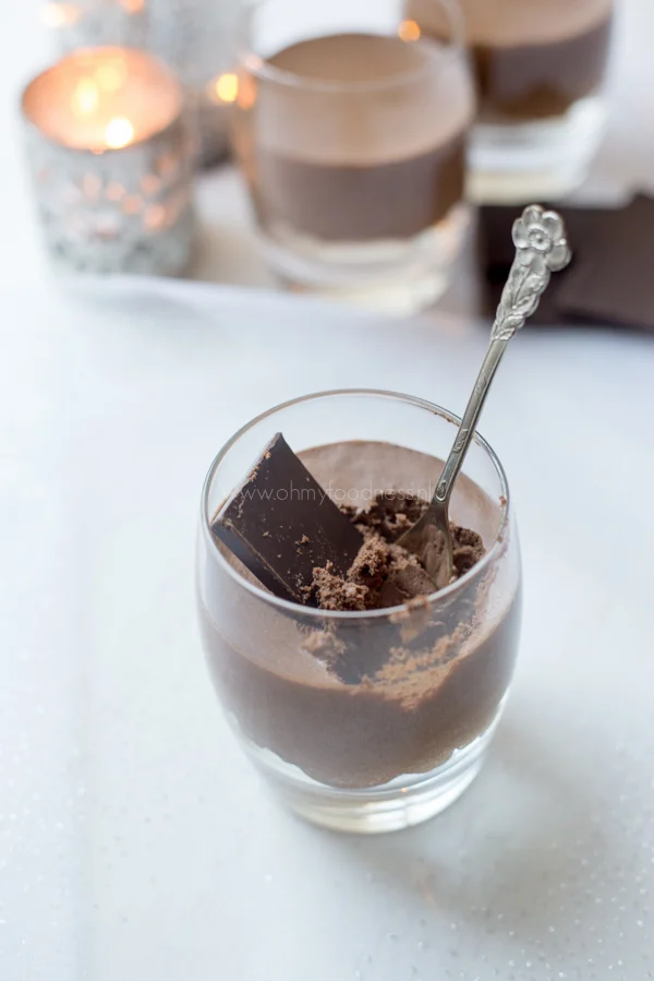 Dessert: Chocolade-speculaasmousse 1 Chocolade-speculaasmousse