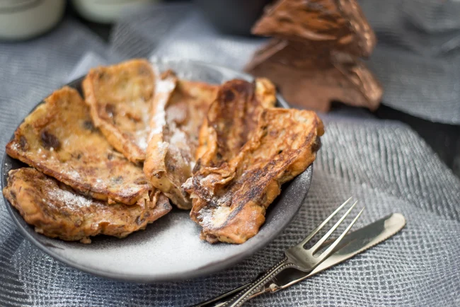 Wentelteefjes van kerststol