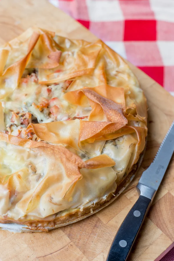 Filodeegquiche met champignons 1 Filodeegquiche met champignons