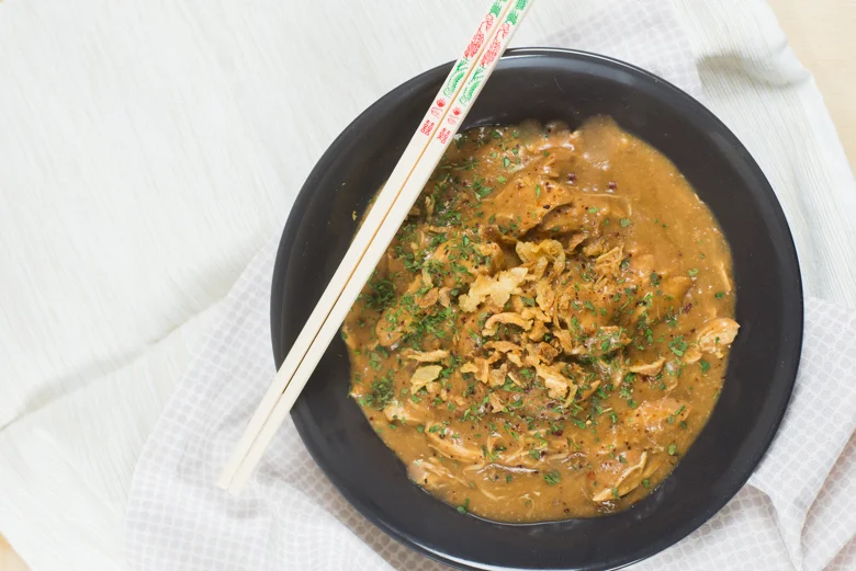 Pindakip uit de slowcooker #2 13 Pindakip uit de slowcooker