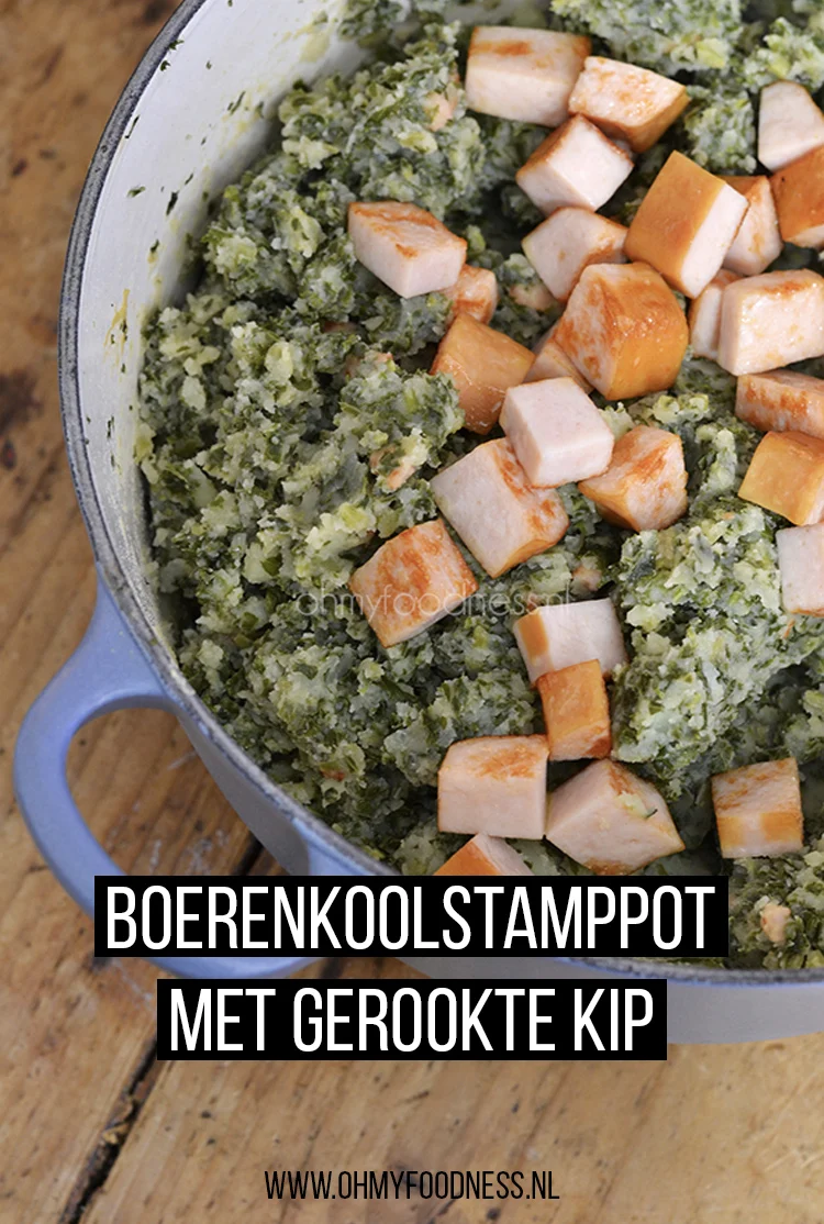 OMF’s Studentenkeuken: Boerenkoolstamppot met gerookte kip 2 Boerenkoolstamppot met gerookte kip