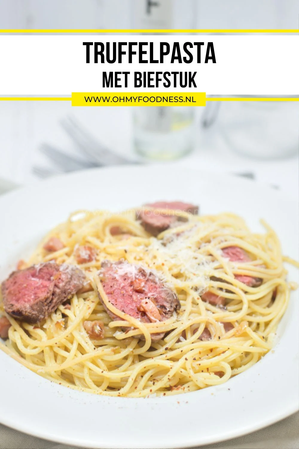 Truffelpasta met biefstuk 2 pasta met biefstuk