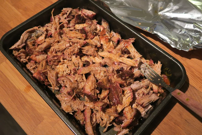 Pulled Pork van de BBQ 3 Pulled pork van de BBQ