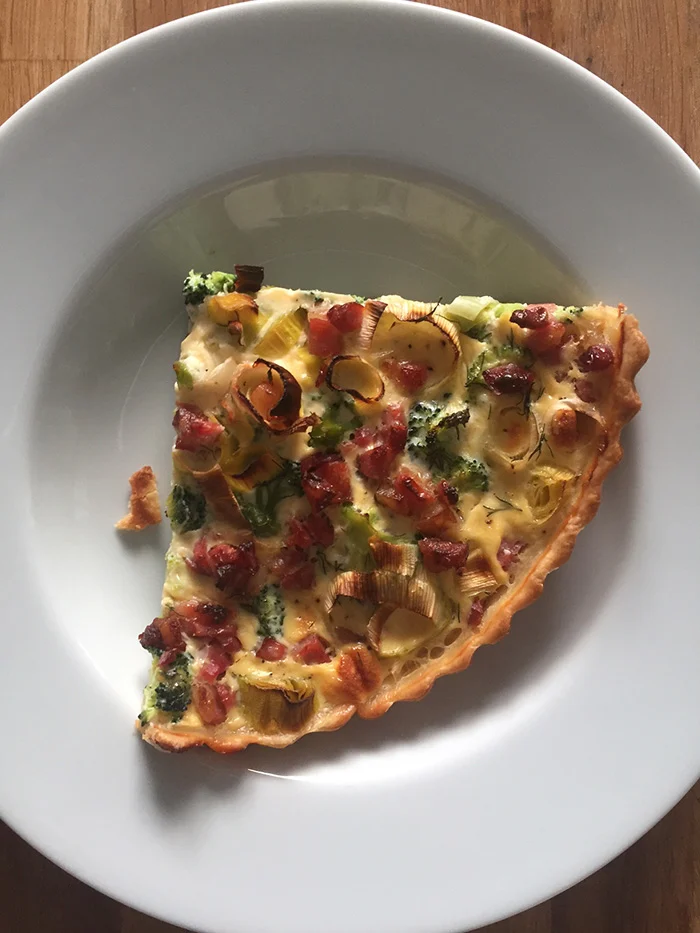 OMF's Eetoverzicht week 7 2 quiche