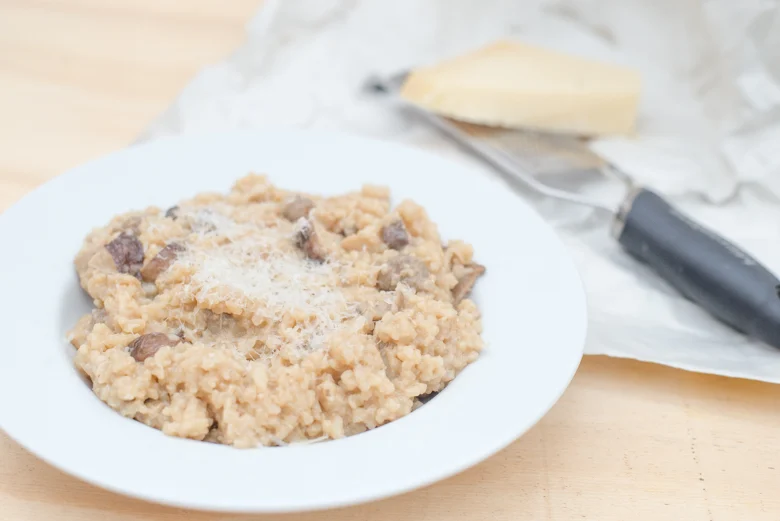 Risotto met bier en worst