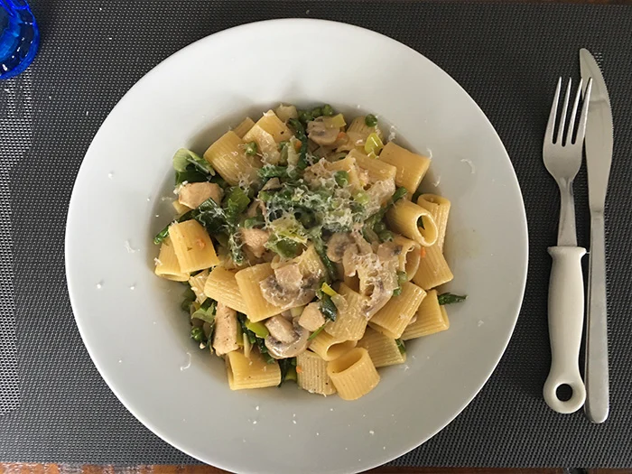 OMF's Eetoverzicht week 14 4 lentepasta