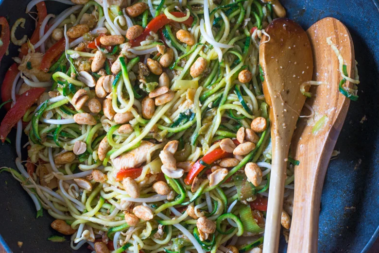 Pad Thai van courgette