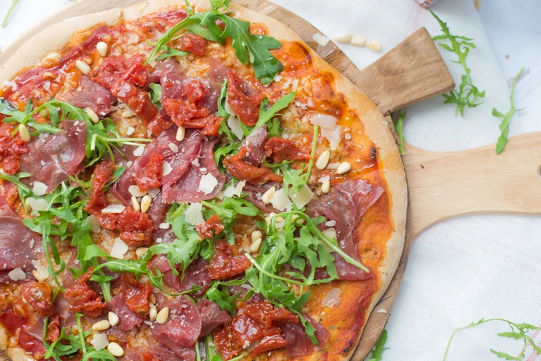 Volkoren Carpacciopizza