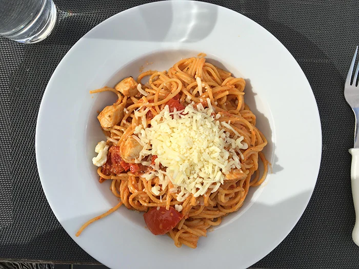 OMF's Eetoverzicht week 19 6 spaghetti