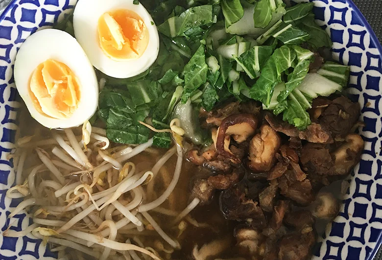 Beef noedelsoep met shiitake 12 Beef noedelsoep