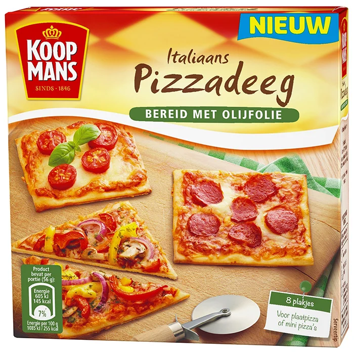 3x mini pizza's zonder vlees 2 italiaanse_pizzabodem