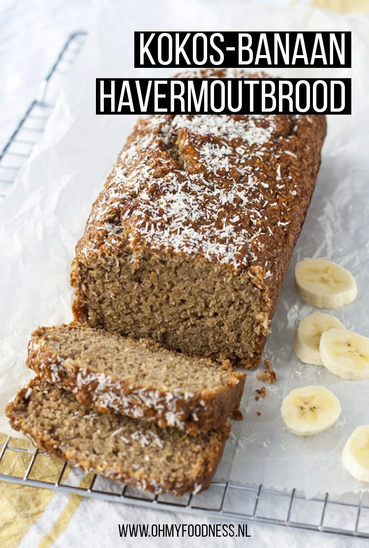 Kokos Banaan Havermoutbrood 2 kokos banaan havermoutbrood