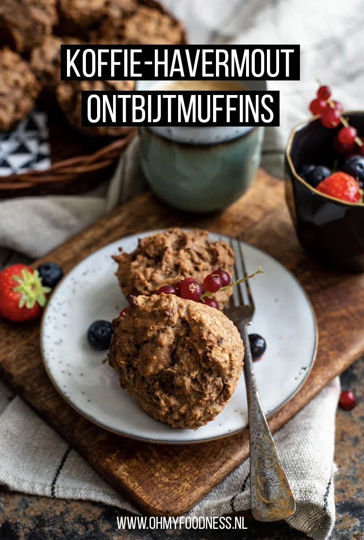 Koffie-havermout ontbijtmuffins 3 Koffie havermout ontbijtmuffins