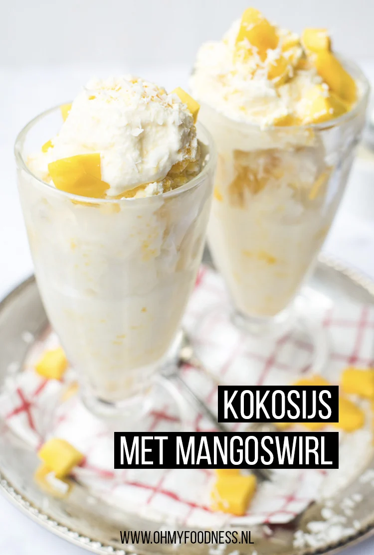 Video: Kokosijs met mangoswirl 2 Kokosijs met mangoswirl