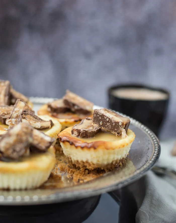 Mijn koffie journey + Mini Snickers Cheesecake voor erbij! 7 Mini Snickers Cheesecake