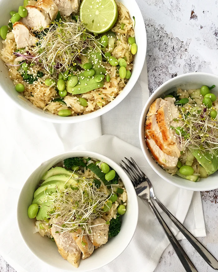 OMF's Eetoverzicht week 27 1 wasabi-rijstsalade