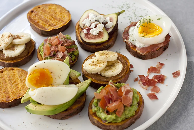 Zoete aardappel Toast van de Grill 18 OMF Vivian ZoeteAardappelGrillFONQ FI