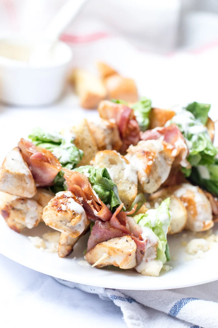 Caesar Salad on a stick 1 Caesar Salad on a stick