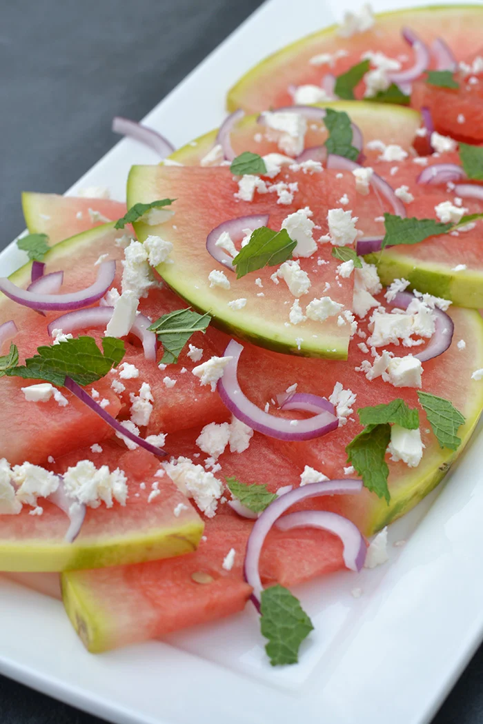 Inspiratie: 5x salades met fruit 3 watermeloen_feta