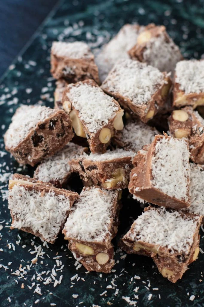5x Verantwoorde Tussendoortjes 1 CacaoKokosblokken 2