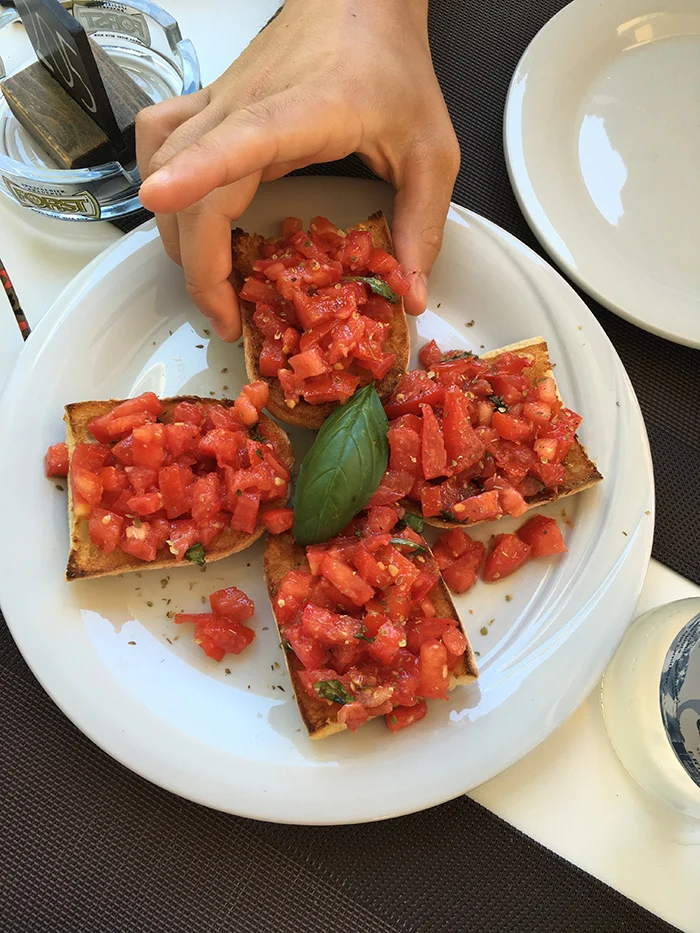 Foodie in Cavallino (Italië) 7 bruschetta1