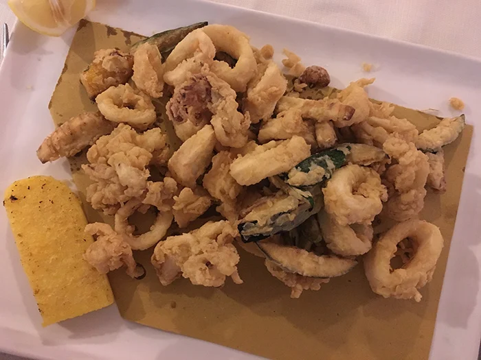 Foodie in Cavallino (Italië) 15 calamaris