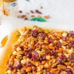 Noten plaatkoek met abrikozen
