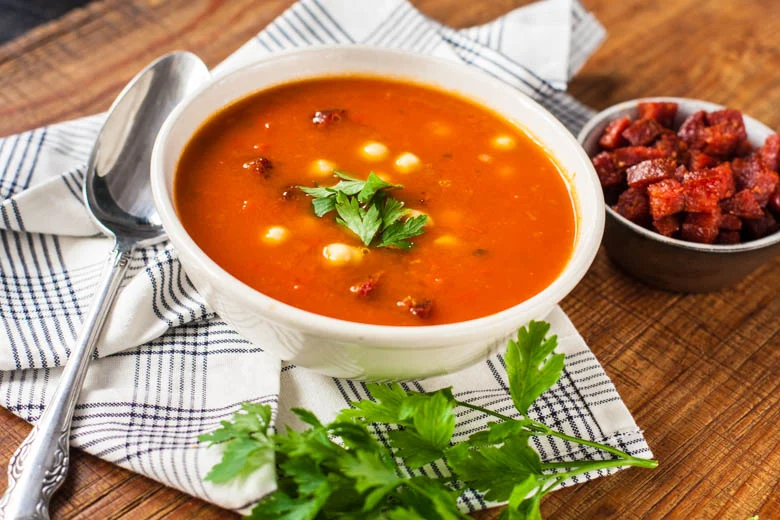 Paprika Tomatensoep met Chorizo 2 IMG 2398
