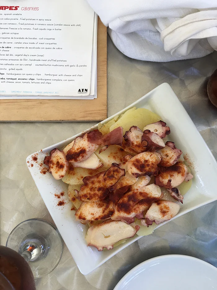 Foodie in Barcelona 8 pulpo
