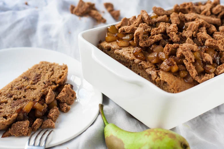 Speculaascake met gekarameliseerde Peer 25 IMG 5523