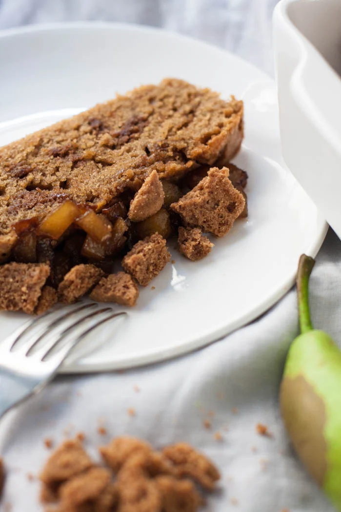 Speculaascake met gekarameliseerde Peer 2 img_5527